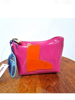 LOLO Pink Ski Boot Mini Avery Makeup Bag NWT